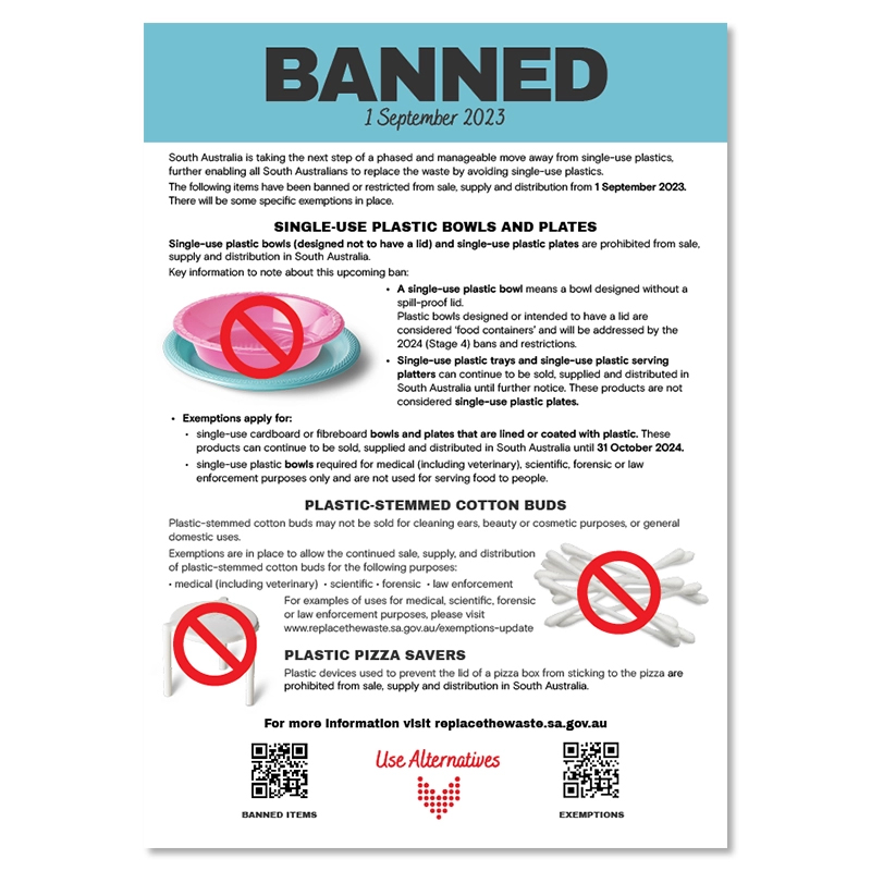 Banned Items 2023 A4 info sheet
